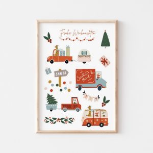Kindergeburtstag, Mottogeburtstag, Autos, Fahrzeuge, Polizei, Feuerwehr, benbino, Poster, download, ausdrucken, drucken, DIY