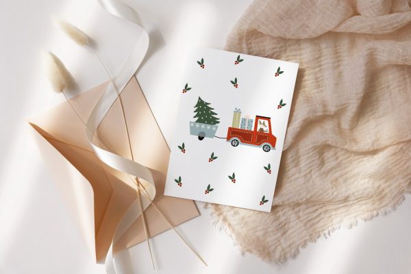 Kindergeburtstag, Mottogeburtstag, Autos, Fahrzeuge, Polizei, Feuerwehr, benbino, Postkarte, Weihnachtskarte, 4er Set, download, ausdrucken, drucken, DIY