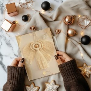 Makramee Engel, Anleitung, download, ausdrucken, Drucker, Geschenk, Weihnachten, Anhänger, DIY, basteln, benbino