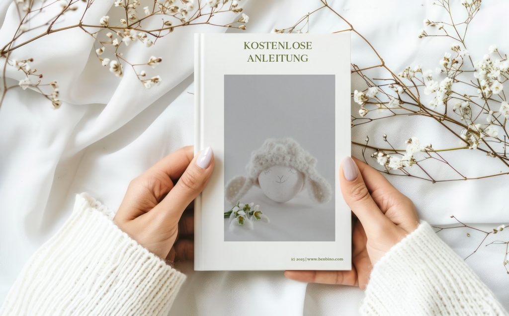 Anleitung, Häkelanleitung, Lämmchen, Schaf, Osterlamm, Eierwärmer, Ostern, DIY, benbino