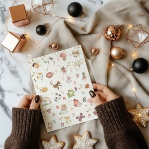 benbino, Adventskalender, Adventskalenderzahlen, Advent, Winter, Weihnachten, Zahlen 1 - 24, ausdrucken, download, DIY, Fee, fairy