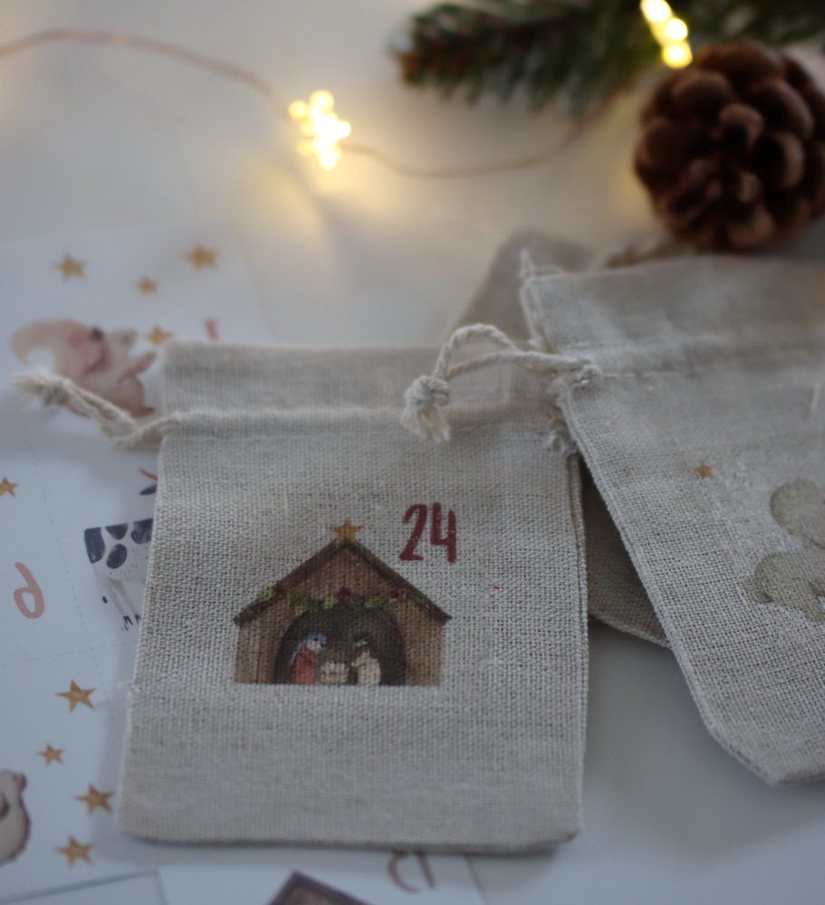 Adventskalenderzahlen, Bügelbild, Bügelbilder, Advent, Adventskalender, DIY, basteln, download, Krippe, hl. Familie, Weihnachten, ausdrucken, benbino