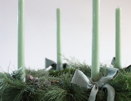 Adventskranz, Advent, Weihnachten, christmas, salbei, natürlich, Tannengrün, Kranz, benbino