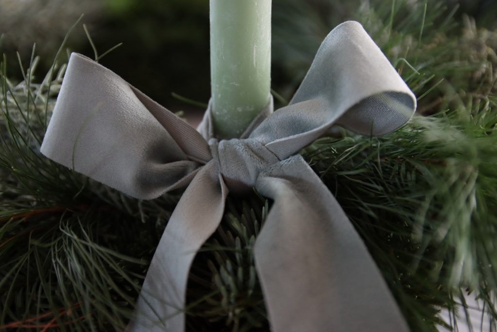 Adventskranz, Advent, Weihnachten, christmas, salbei, natürlich, Tannengrün, Kranz, benbino