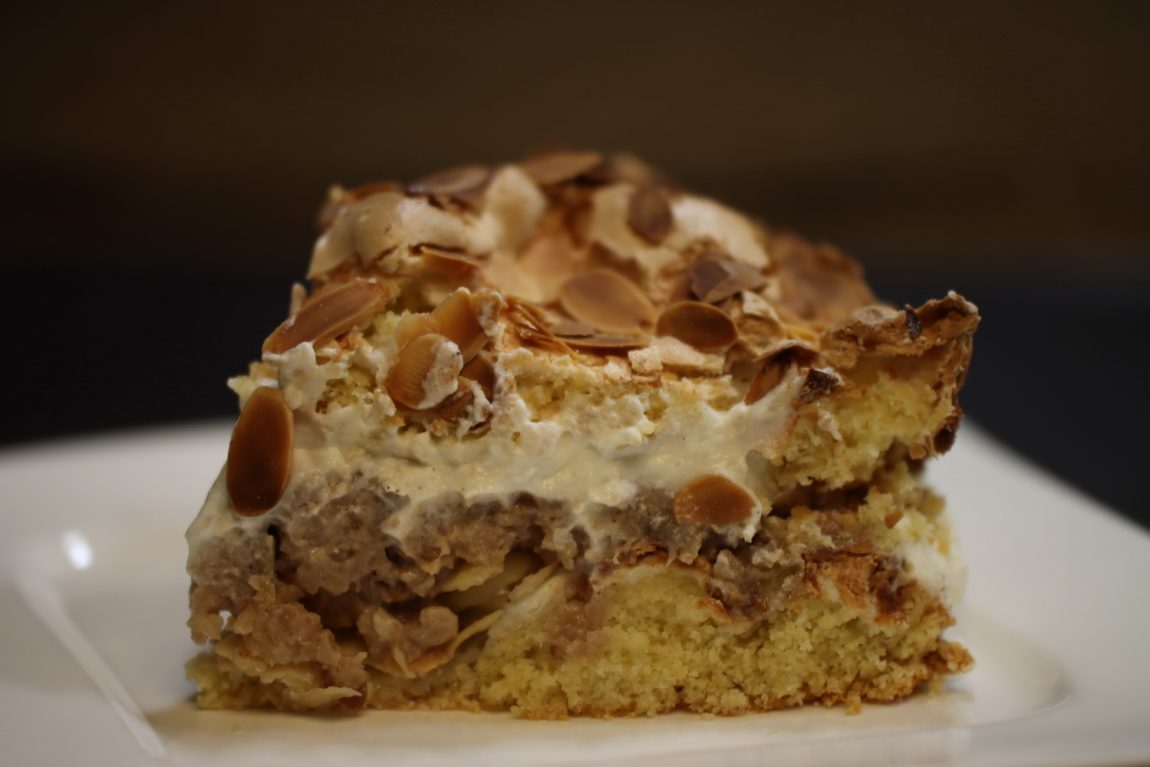 Bratapfel, Bratapfeltorte, Himmelstorte, Sahnetorte, Weihnachtstorte, Weihnachten, Torte, Vorweihnachtszeit, Rezept, backen, benbino