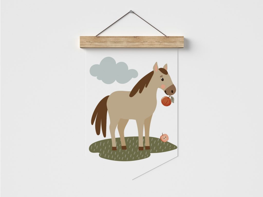 benbino, Kindergeburtag, Pferdegeburtstag, Pferdemädchen, Pferde, Mottogeburtstag, Bauernhof, Girlande, Happy Birthday, Banner