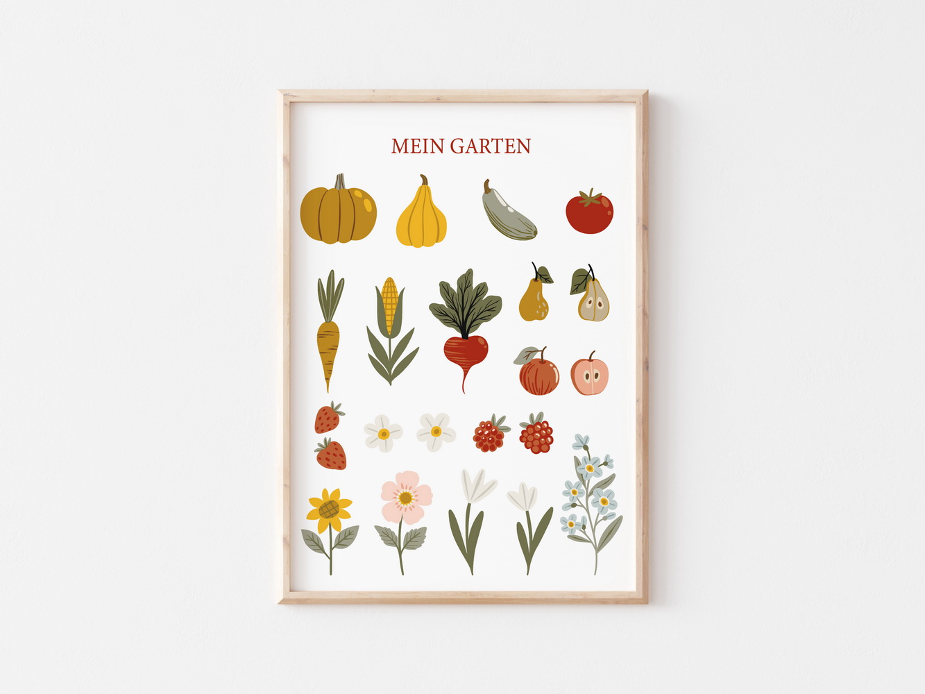 benbino, Kindergeburtag, Pferdegeburtstag, Pferdemädchen, Pferde, Mottogeburtstag, Bauernhof, Garten, Obst, Gemüse, Poster