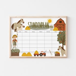 benbino, Stundenplan, Pferde, Pferdegeburtstag, kostenlos, Freebie, Kindergeburtag, Pferdegeburtstag, Pferdemädchen, Pferde, Mottogeburtstag, Bauernhof, Girlande, Happy Birthday, Banner