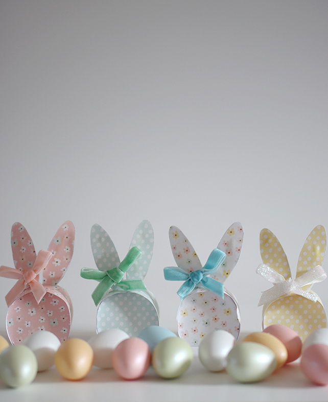 DIY, kostenlose Anleitung, Ostern, Ostergeschenk, Osterverpackung, Geschenkverpackung, ausdrucken, ausschneiden, download, freebie, Osterhase, Hase, Hasenverpackung, Süßigkeit, benbino