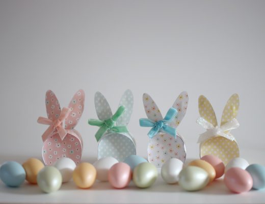 DIY, kostenlose Anleitung, Ostern, Ostergeschenk, Osterverpackung, Geschenkverpackung, ausdrucken, ausschneiden, download, freebie, Osterhase, Hase, Hasenverpackung, Süßigkeit, benbino