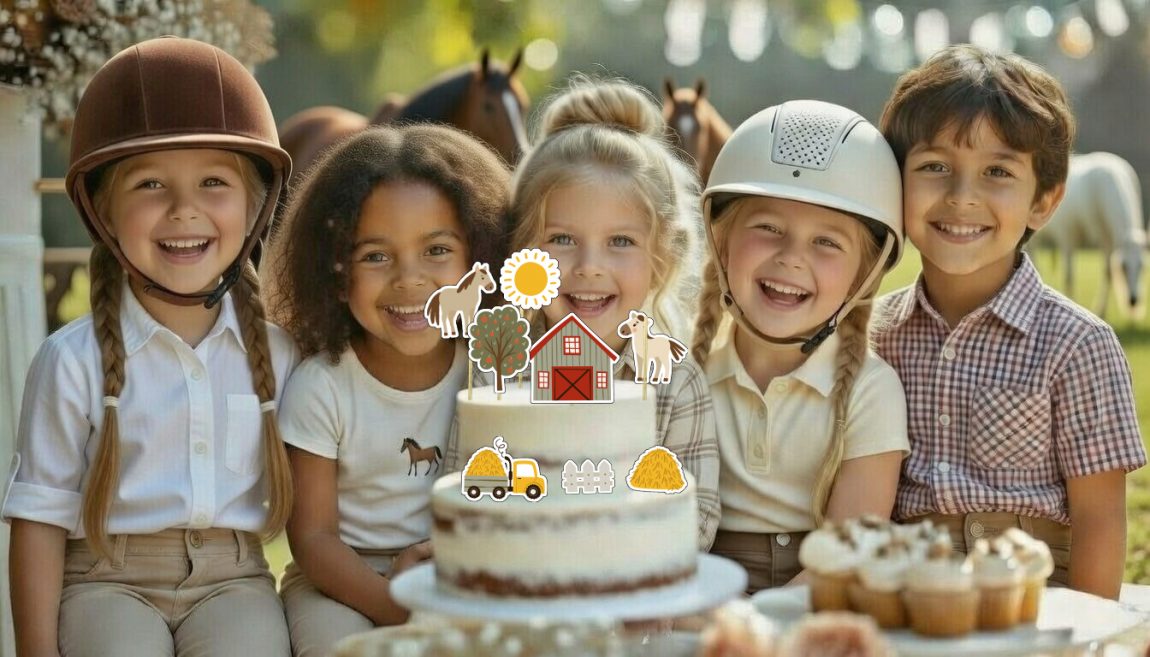 benbino, Kindergeburtag, Pferdegeburtstag, Pferdemädchen, Pferde, Mottogeburtstag, Bauernhof, Cake topper, Caketopper, Muffins, Cupcakes, Tischdeko, Tortendeko, Geburtstagstorte