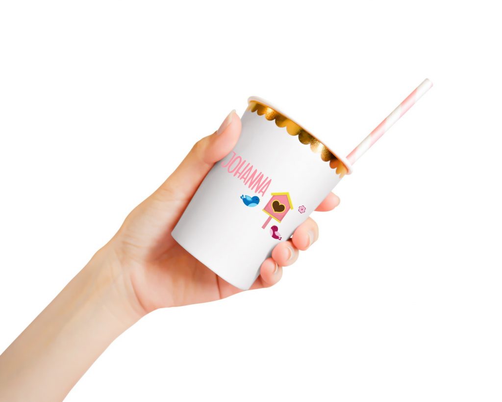 BENBINO, Kindergeburtstag, Mottogeburtstag, Geburtstag, Geburtstagsmotto, Garten, Gärtchen, Gärtnern, Girlande, Happy Birthday, Banderolen Muffins, Cupcakes, Deko, Geburtstagsdeko, Banderolen, Becher, Gläser, Getränk, Vorname, Name, personalisieren, individualisieren