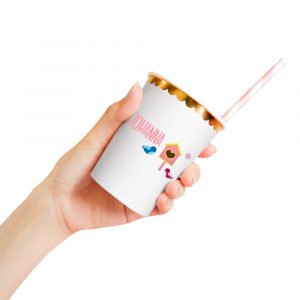 BENBINO, Kindergeburtstag, Mottogeburtstag, Geburtstag, Geburtstagsmotto, Garten, Gärtchen, Gärtnern, Girlande, Happy Birthday, Banderolen Muffins, Cupcakes, Deko, Geburtstagsdeko, Banderolen, Becher, Gläser, Getränk, Vorname, Name, personalisieren, individualisieren