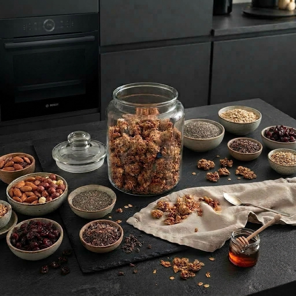 benbino granola rezept zum selberbacken mit proteinreichen zutaten