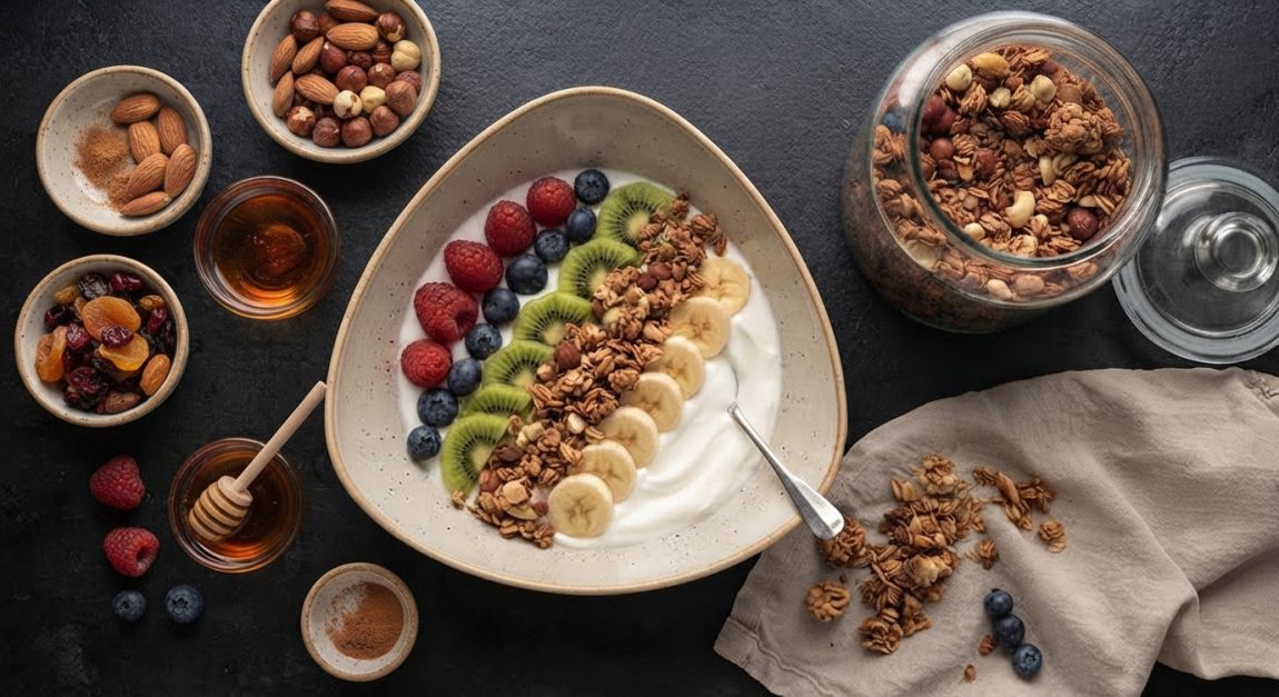 benbino granola rezept zum selberbacken mit proteinreichen zutaten